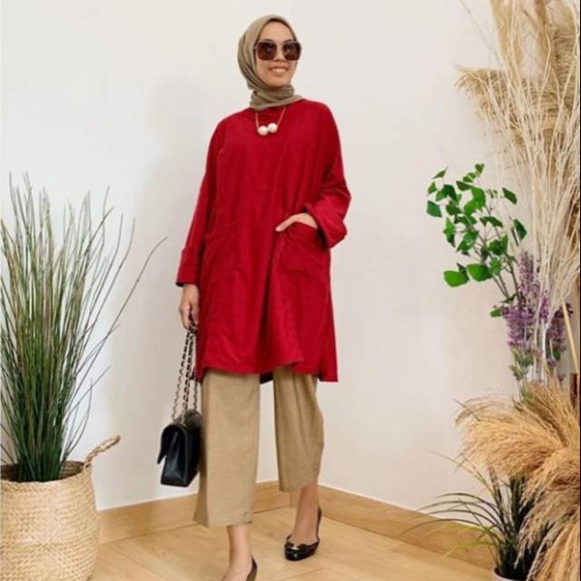 HOOLA POCKET MAROON ISH IYMEL IYMELSAYSHIJAB