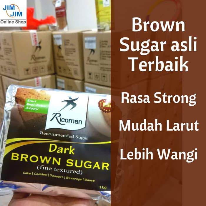 

Ricoman Dark Brown Sugar 1Kg