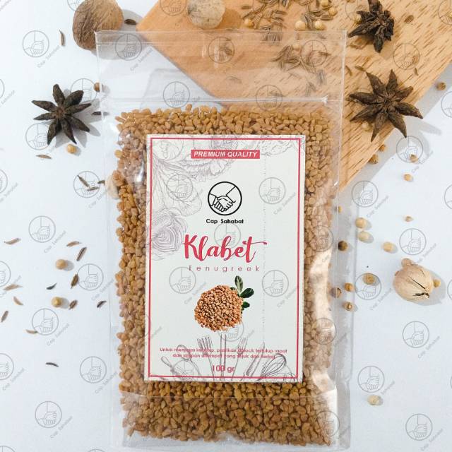 100gr Klabet / Fenugreek  / Rempah / JSR 100% PREMIUM QUALITY