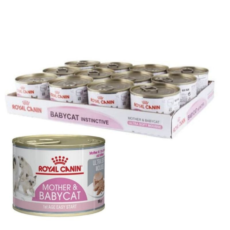 Royal Canin Mother and Baby Cat Kaleng 195g 1 Tray (isi 12pcs) / Rc Baby Cat Wet food