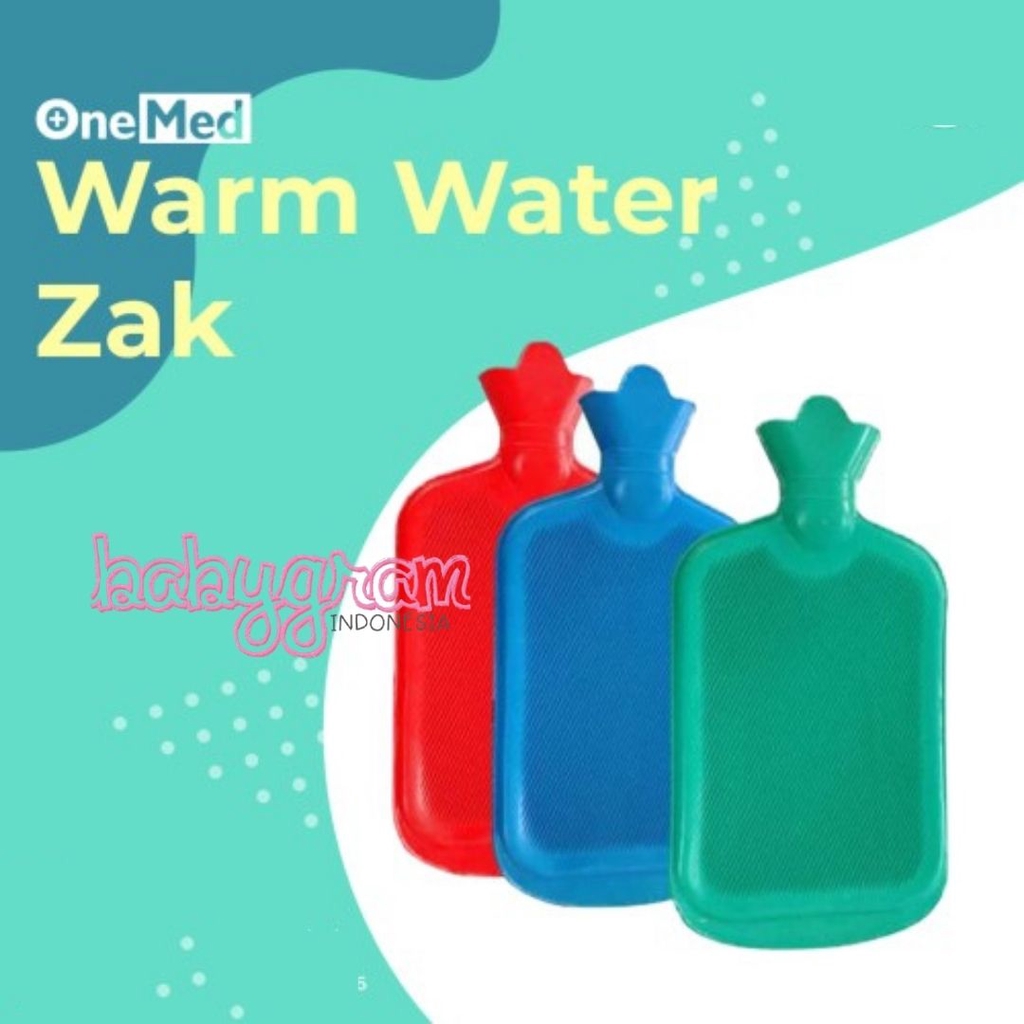 Onemed WWZ Hot Water Bag Kantong kompres air panas Buli Buli 2 Liter Warm Water Zak Cover Babygram