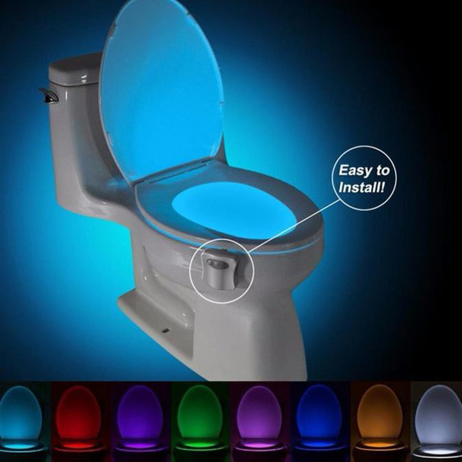Best- Lampu Closet Led Sensor Gerak - Toilet Lamp - Penerangan Kamar Mandi,