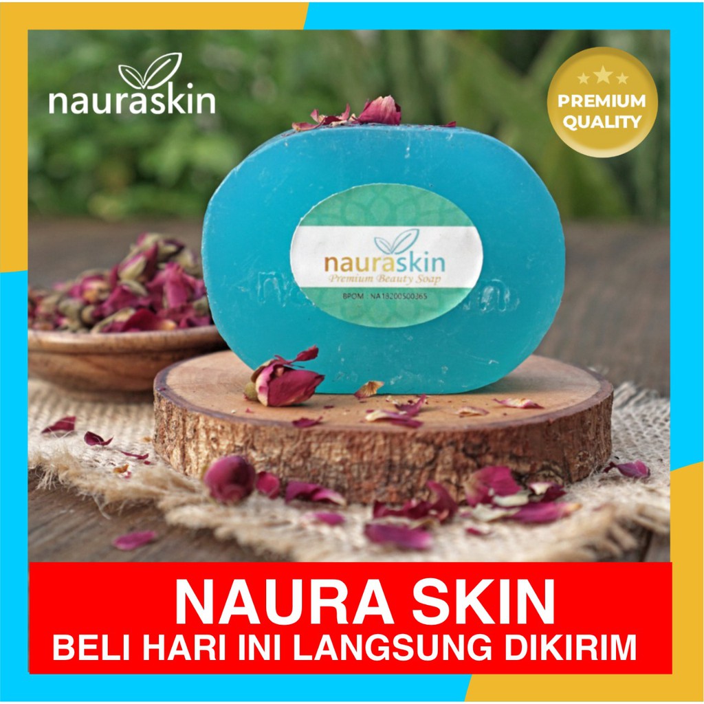 Sabun Pemutih Nauraskin - Sabun Pemutih Wajah Sabun Kecantikan Sudah BPOM - Tanpa Efek Samping