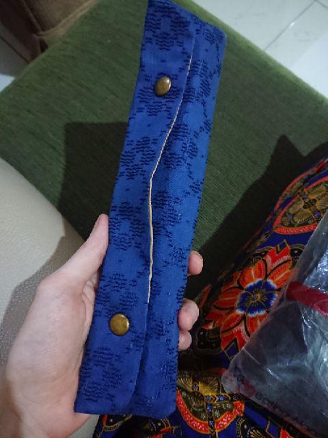 Kaliko Stainless Straw / Sedotan Stainless Steel In Batik Pouch