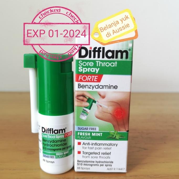 Difflam Sore Throat Spray FORTE 88 Sprays - Original Product Australia