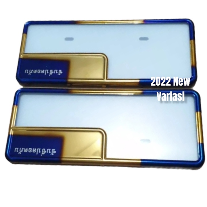 (1 SET) Bingkai Plat Nomor SNI Dudukan Twotone Thailand ORIGINAL Nmax Pcx Beat Scoopy Revo Supra Son