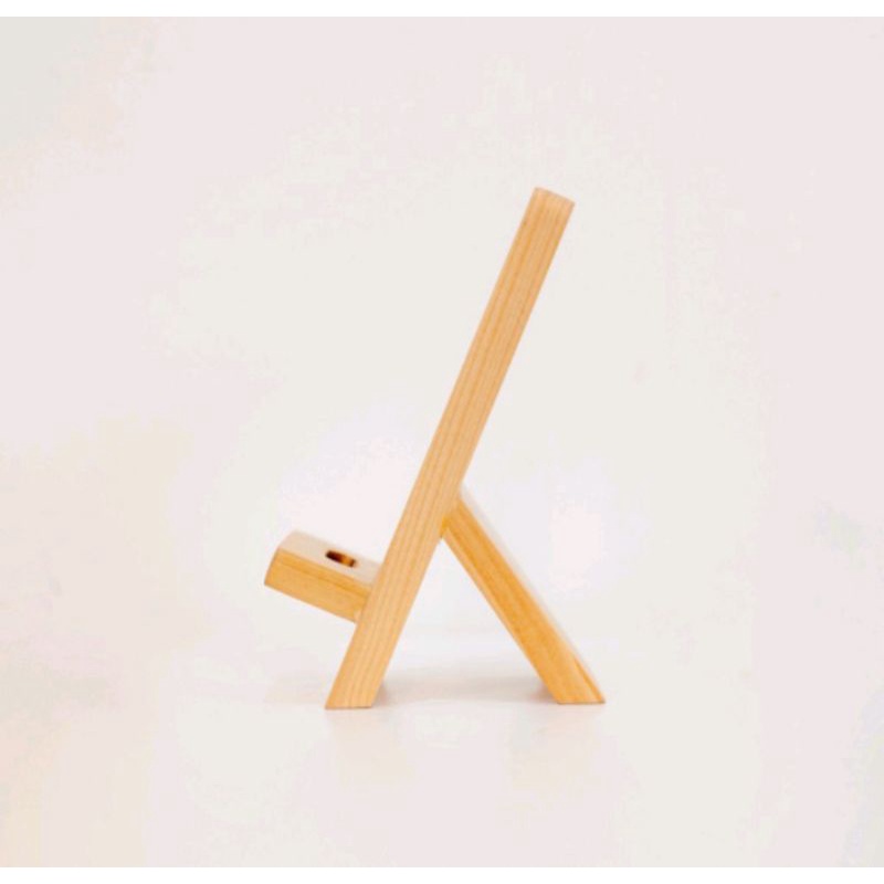 Stand holder HP / Dudukan HP / standing hp Kayu pilihan