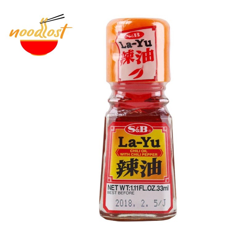 

S&B LA-YU CHILI OIL 33 ML ( CHILLI OIL - MINYAK CABE - LAYU )