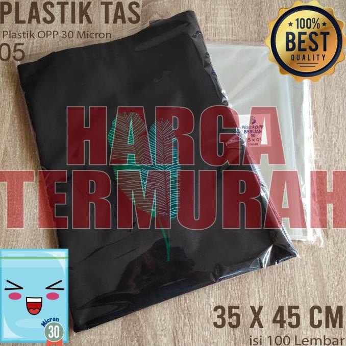 

Hanya Disini] 35X45 Cm Plastik Opp Seal Tebal 30 Micron (0,5) Plastik Tebal