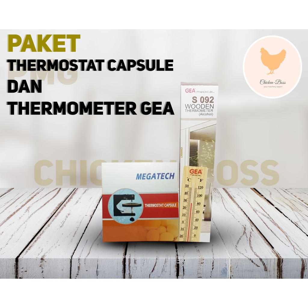 Termostat Thermostat Capsule Megatech Termometer Thermometer GEA Mesin Tetas MTTU