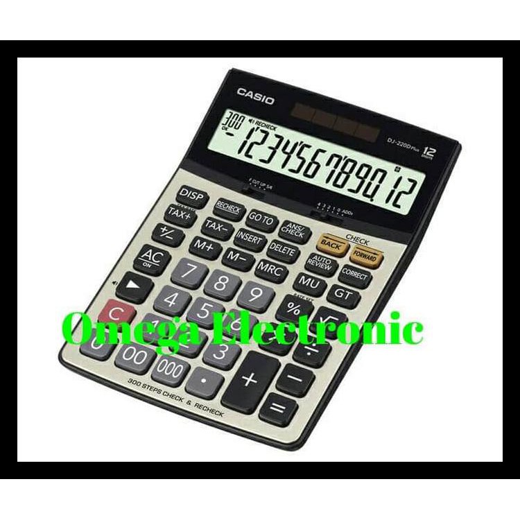 

Big Sale Casio Calculator Check & Correct Dj-220D - Kalkulator Meja Desktop Barang Bagus