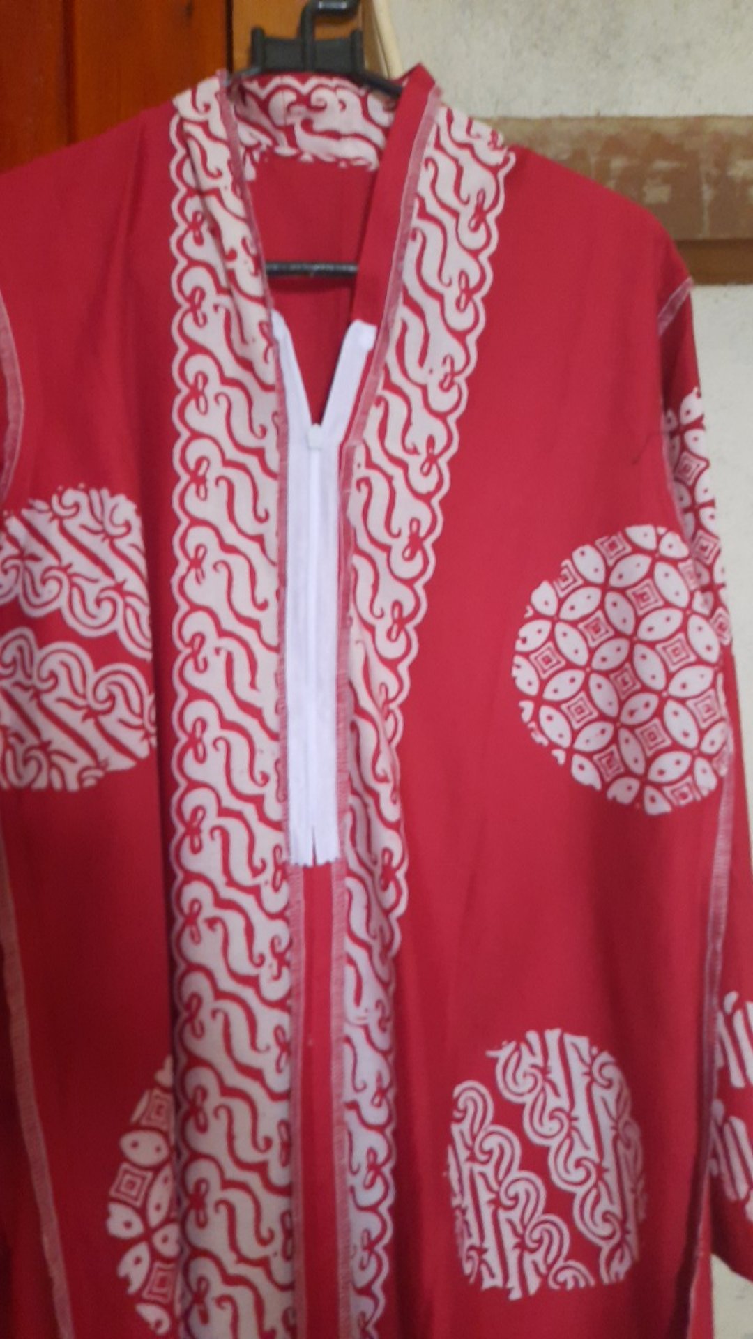 Shanaya Batik Tunik Cap Koin Zipper Depan  Ready Free Masker S M L Xl Xxl