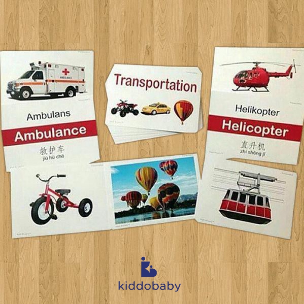 Flashcards Transport | Mainan Edukasi Anak