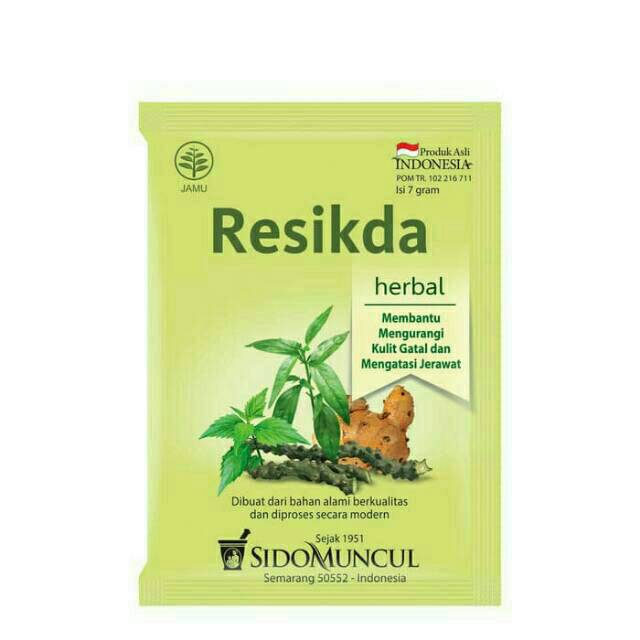 

Jamu herbal resikda sidomuncul isi 10 sachet