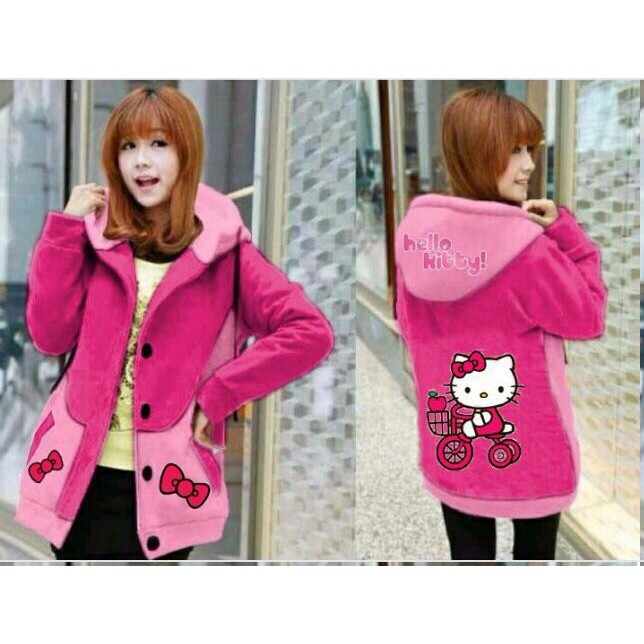 PROMO  CVOS JKT SEPEDA PINK HK CR