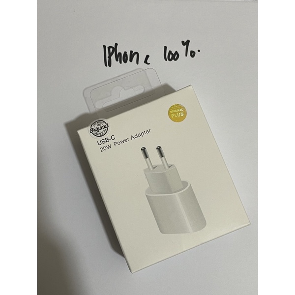 Batok Adaptor 1000%  Usb C Fast Charging 20 watt Super Fast USB C 20W