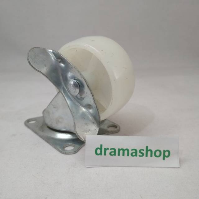 Roda Hidup Nylon Nilon Etalase Troli 2&quot; 2inch dengan rem
