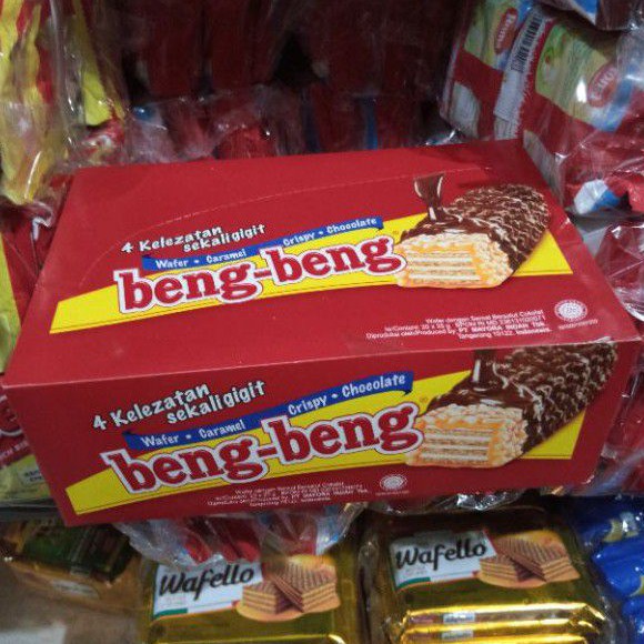 

Beng Beng Wafer Cream Karamel 20g (20pcs/bok)