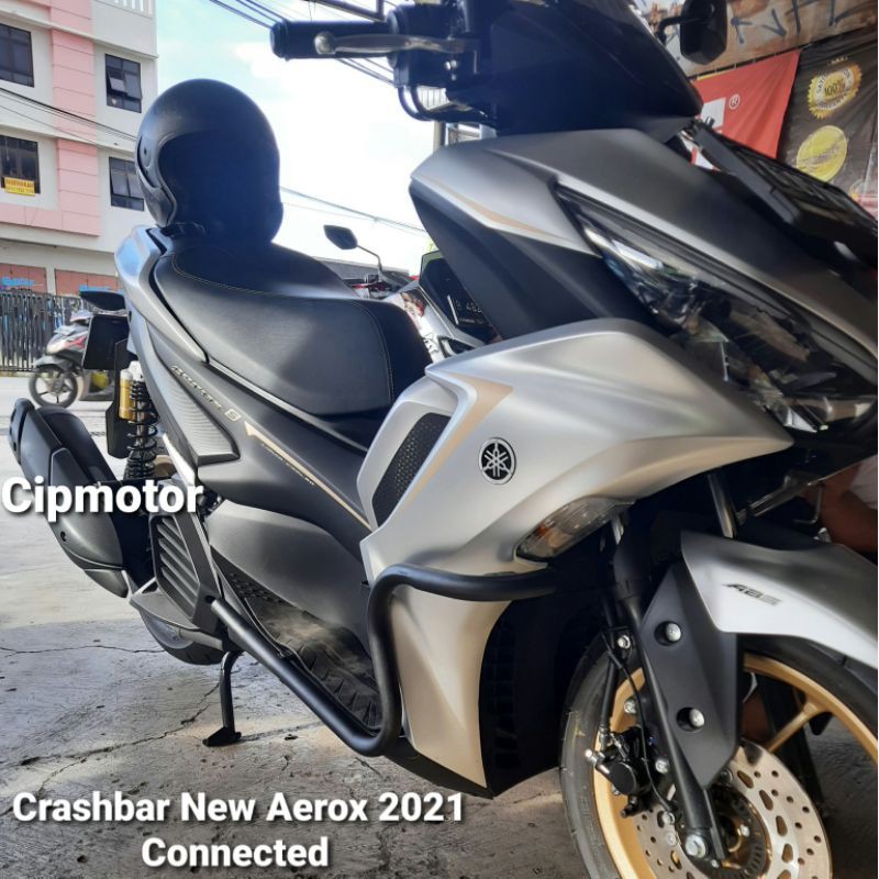 Must Have Crashbar Yamaha Aerox 155 dan NEW AEROX V2 connected
