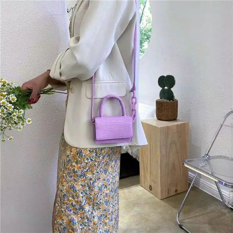 Takashi {Promo Cod} Tas selempang Slim bahu fashion wanita Flo Gagang