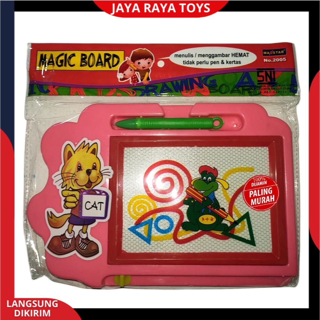 Mainan Anak Drawing Board Magnetic Papan Tulis Magnetik Tulis Model 2005 Edukasi Belajar dan Bermain