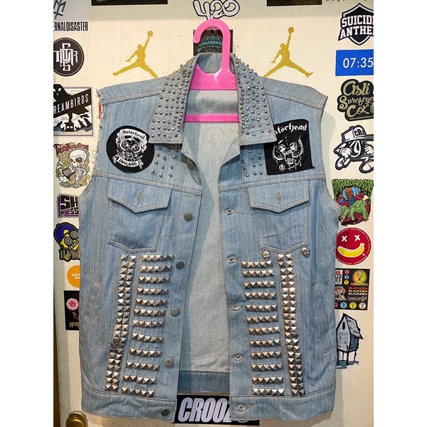 jaket vest punk