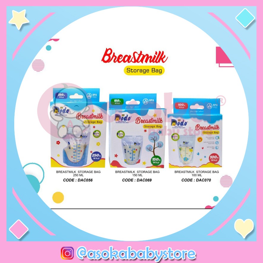 Dodo Kantong Asi / Dodo Breastmilk Storage Bag ASOKA