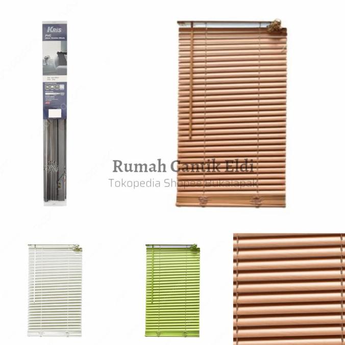 ACE KRIS ORI TIRAI GULUNG PVC VENETIAN BLIND / LIPAT / GORDEN