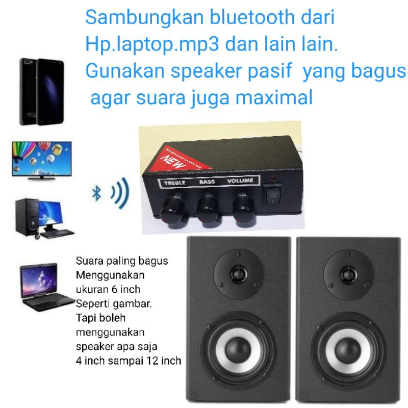 AMPLIFIER BLUETOOTH NEW  TERBAIK