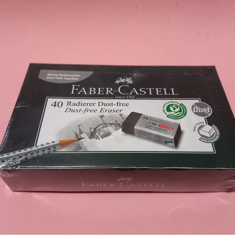 Penghapus Hitam Faber Castell Kecil