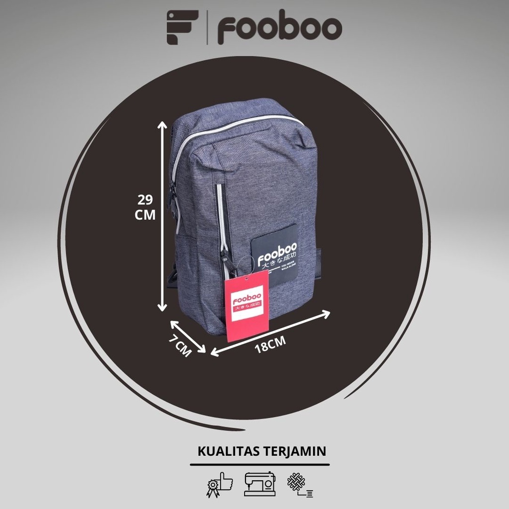 FOOBOO TAS SELEMPANG SAMPING SLINGBAG PRIA WANITA