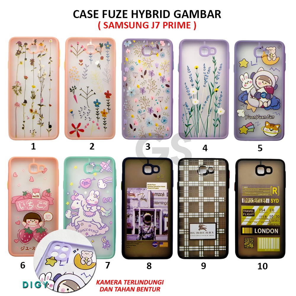 Protector Lens Casing SAMSUNG J2 PRIME GRAND PRIME J7 PRIME A52 A32 A02S Summer Flower Hybrid Import