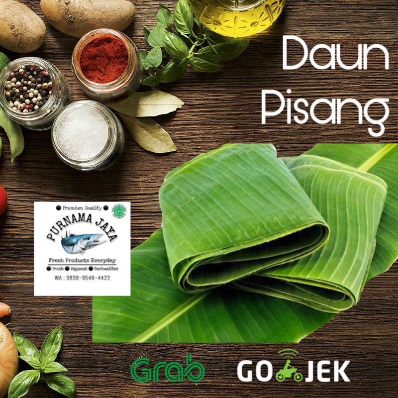 

daun pisang 1 ikat