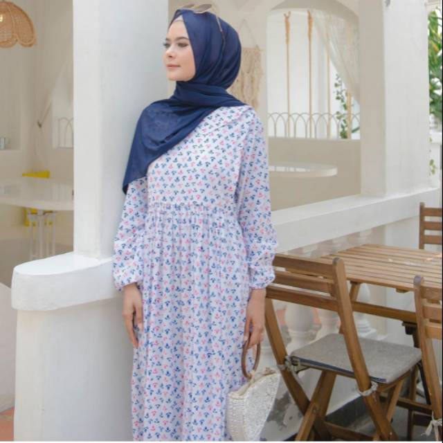 Elsa dress white zhafa