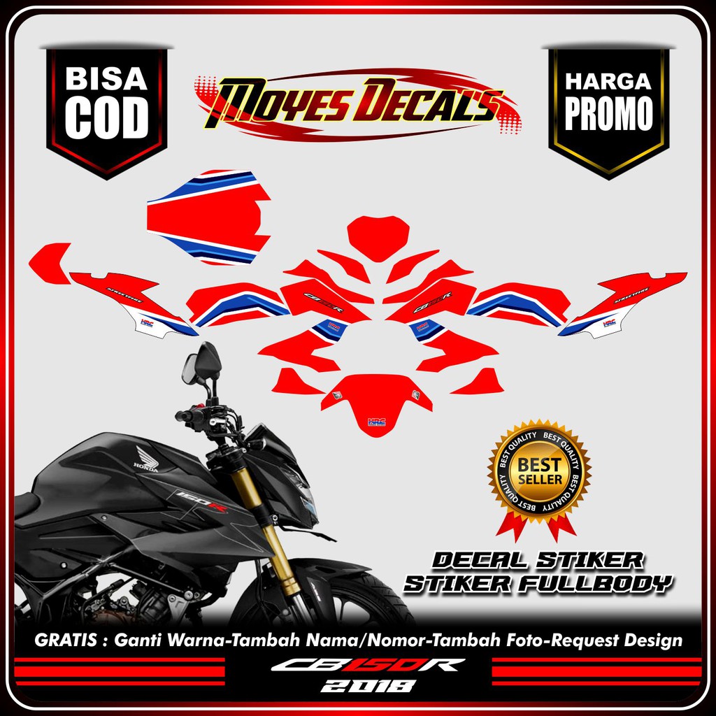 stiker decal new cb150r fullbody hrc-stiker cb150r new fullbody hrc