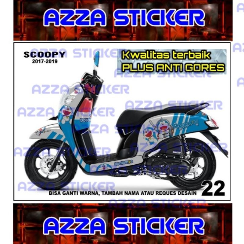 Sticker decal Scoopy 2019 Full Body decal Scoopy 2019 Full body 22