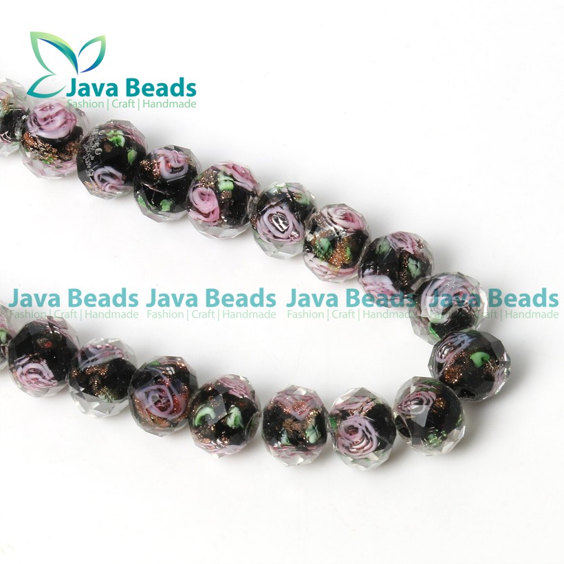 Bahan Gelang Batu Crystal Ceko Murano Lampwork