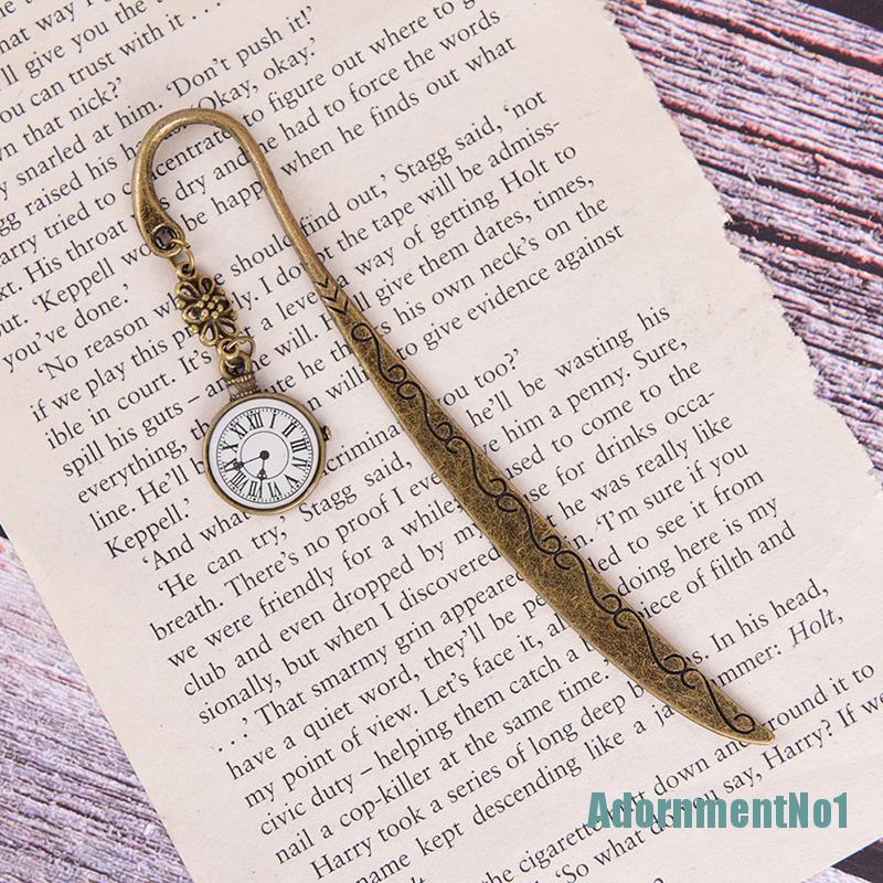 [AdornmentNo1]retro vintage metal alloy bronze bookmark document book mark label diy for