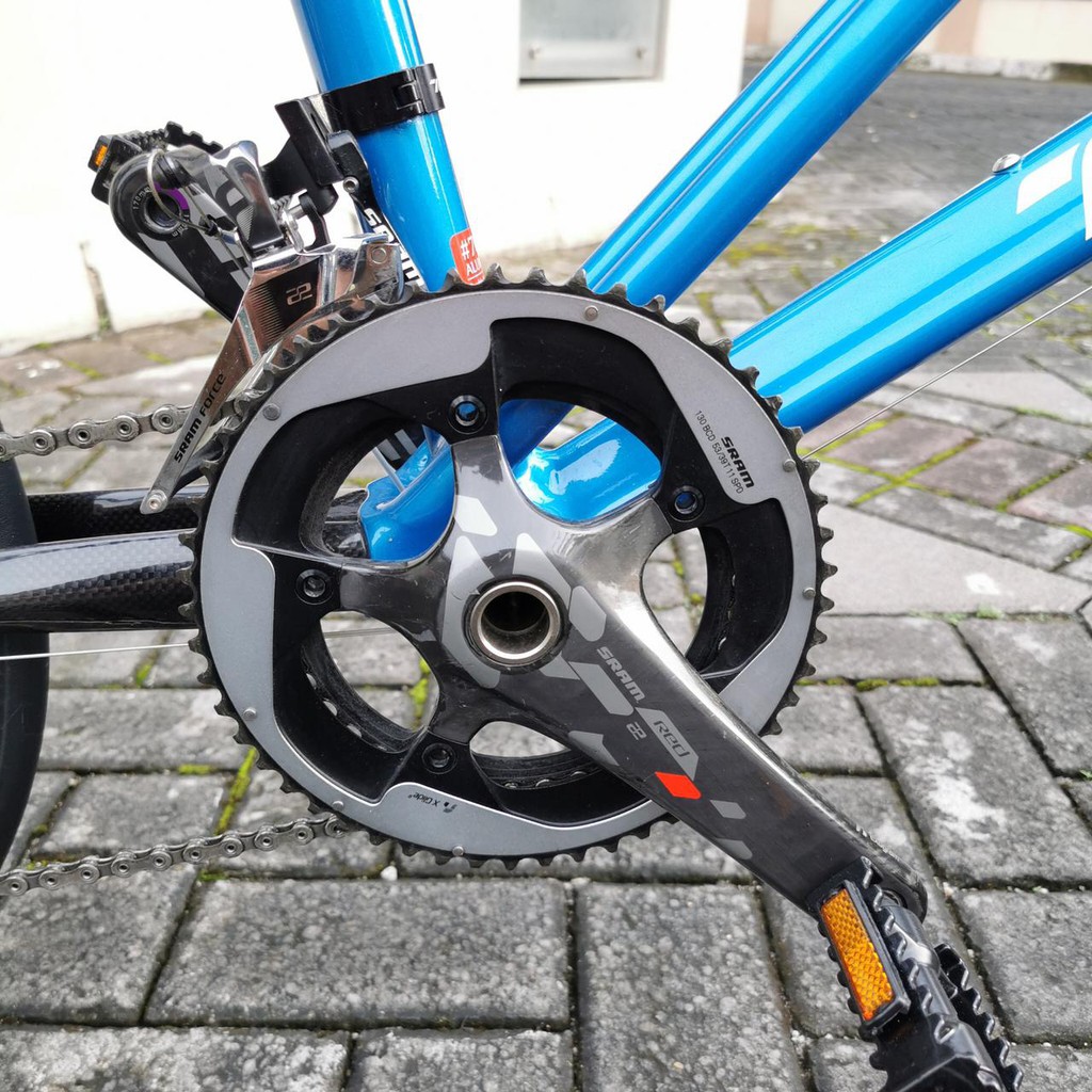 Sepeda Tyrell CSI Grupset Sram Force 2 x 11 Hub DT Swiss Carbon Mini Velo Blue Biru Japan Jepang