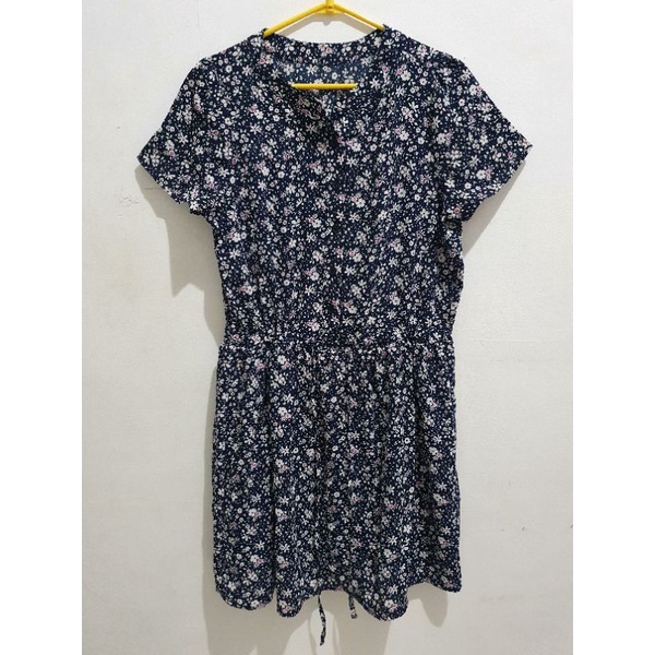 Preloved Dress Bunga Bunga