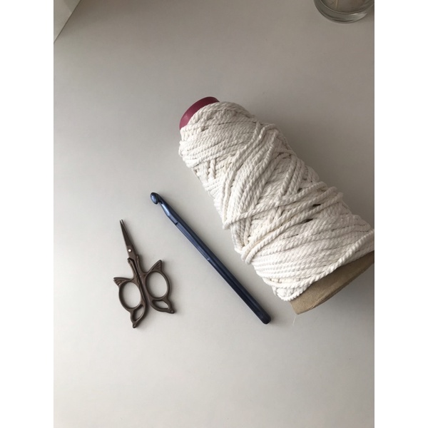 benang rajut katun macrame