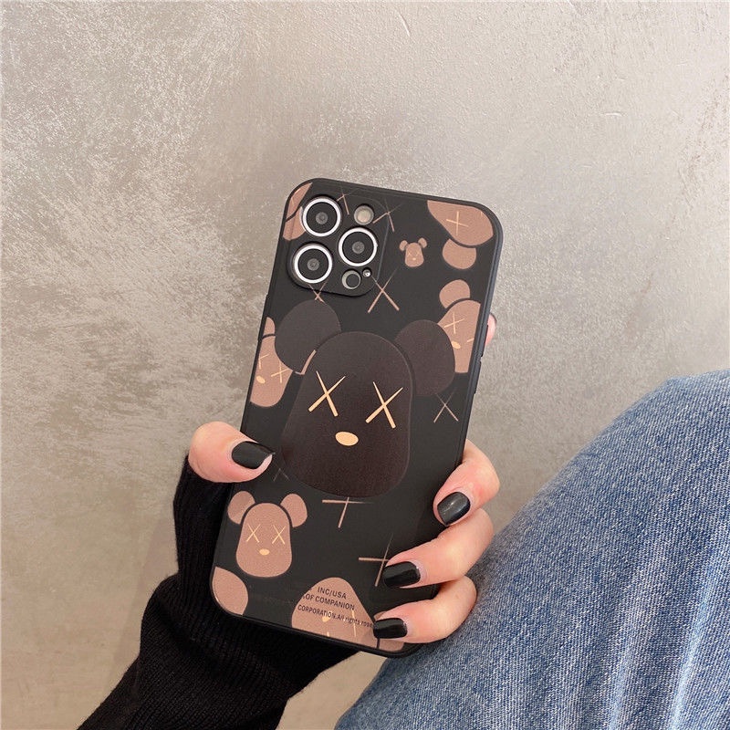 Casing Vivo Case V20 Se Pro V21 Y97 Y95 Y93 Y91 Y93S Y73S Y70S Y19 Y17 Y15 Y12 Y85 Y83 Y72 Y71 Y50 Y30 Y20 Y20S Y20i Y51 2020 India Phone Case Fashion Graffiti Violent Bear Shockproof Silicone Soft Protective Cover-Y6