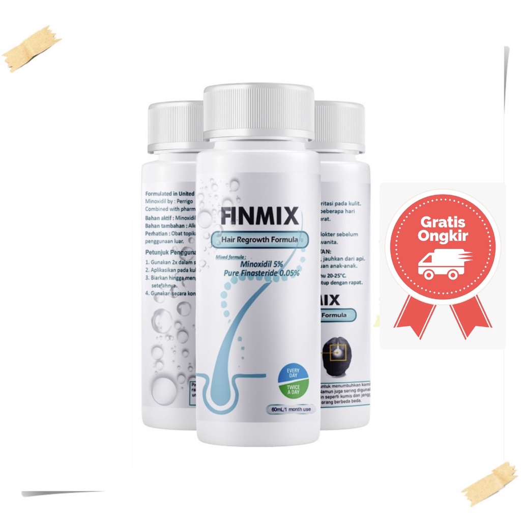 Flash Sale FINMIX Minoxidil 5% Finas 0.05% 30mL Penumbuh Rambut Original USA Terbukti Menumbuhkan Ja