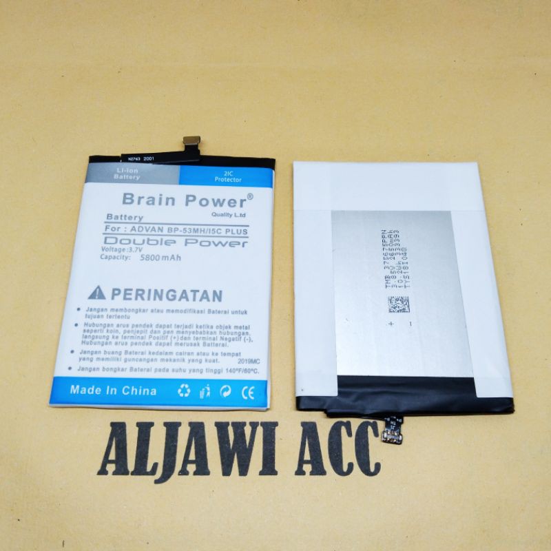 Baterai bt battery batre Advan i5C Plus G1 G1 Pro BP-53MH DOUBLE POWER BATTERY