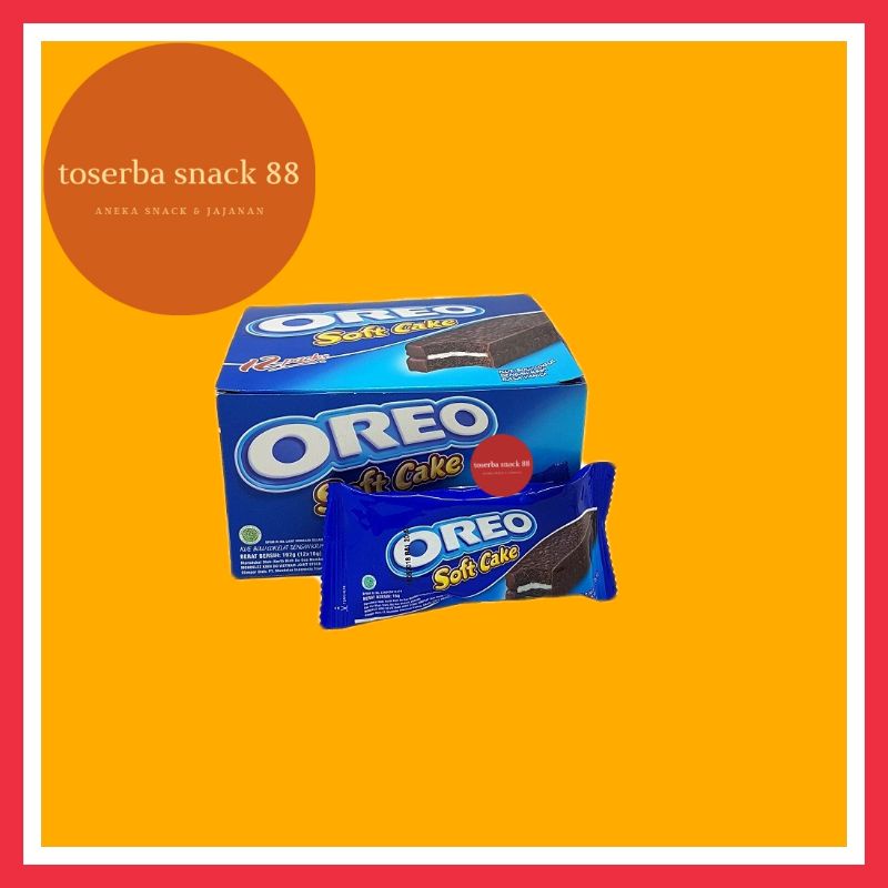 

OREO SOFT CAKE/Cake Oreo Rasa Coklat Yang Lezat (16 gram × 12 pcs)