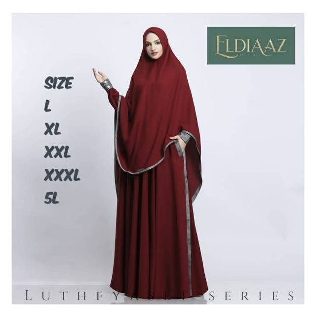 GAMIS LEBARAN / baju gamis jumbo syar'i  Rania  ukuran L XL XXL XXXL 5XL ld 100 110 120 130 1140/gam