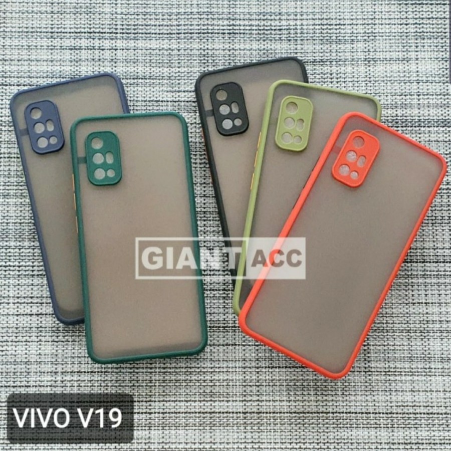 VIVO V19 Z1 PRO S1 S1 PRO Case Dove Matte Mychoice Transparan Slim Case Fuze Macaron