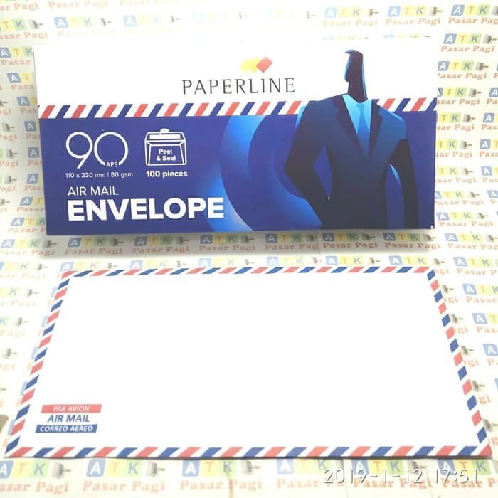 

Amplop Putih Besar Airmail Paperline 90 APS PPL EV 90