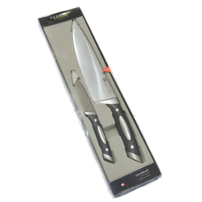 SCANPAN PISAU SET CLASSIC  KNIFE SET PARING+COOKS (2) (F) ORIGINAL