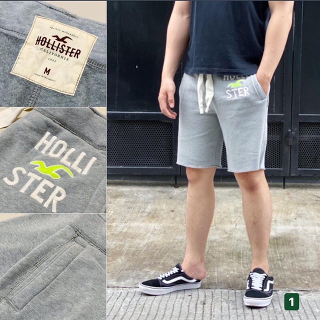 hollister sweat shorts mens